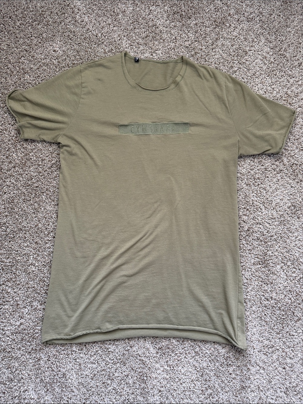 Gymshark Olive Green Short Sleeve Crew Tee